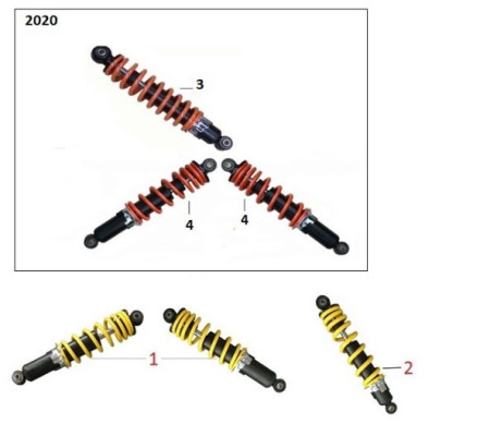 KANUNİ ATV200 OFF-ROAD AMORTİSÖR ÖN
