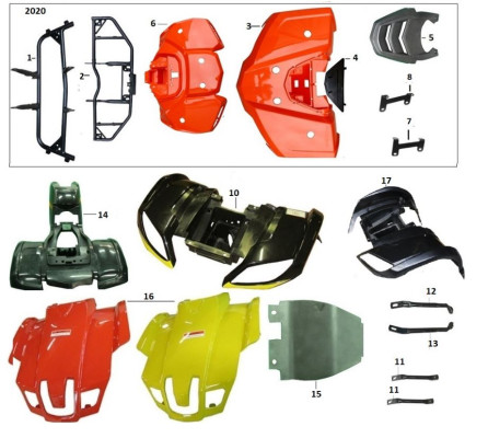 KANUNİ ATV200 OFF-ROAD ÇAMURLUK ARKA