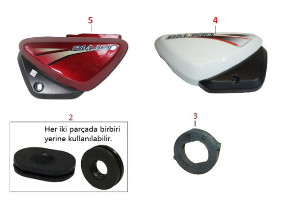 BAJAJ BOXER YAN PANEL SAĞ
