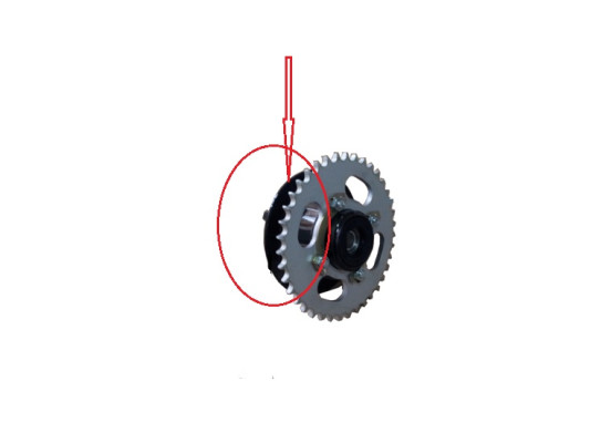 KANUNİ GV170 ZİNCİR DİŞLİ GÖBEĞİ ARKA